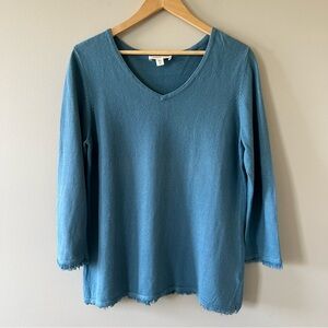 Coldwater Creek Blue Women's Medium Sweater